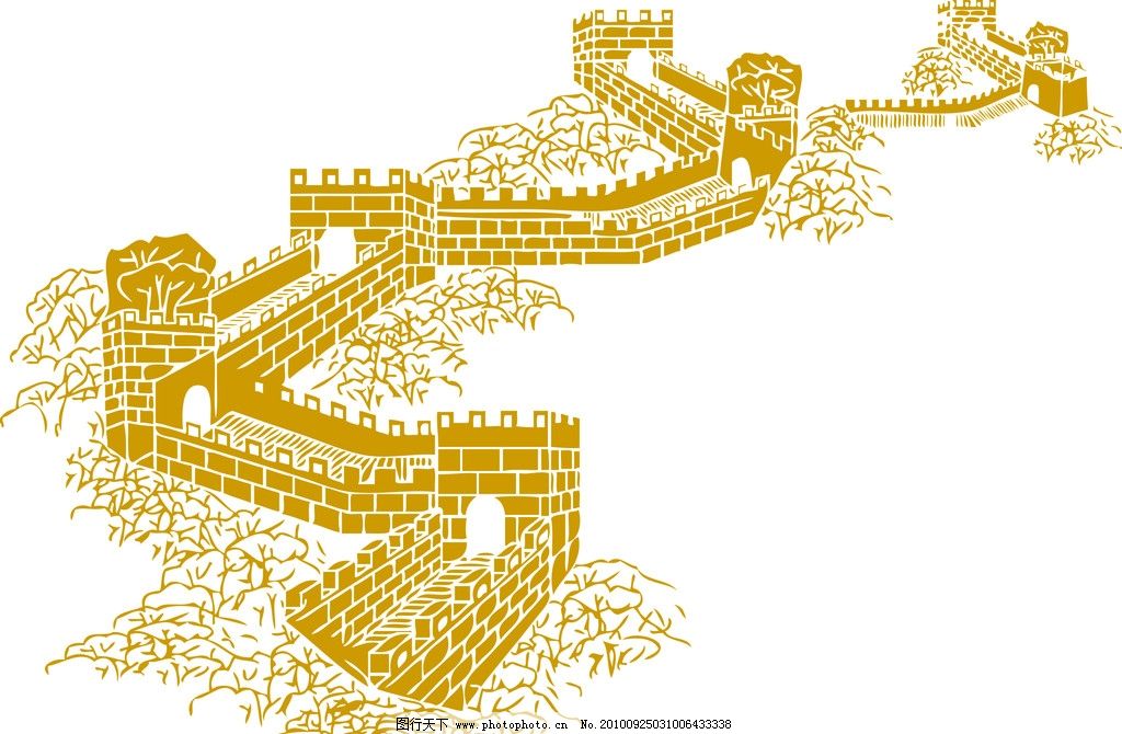 矢量長城元素在家居用品設計中的創新應用